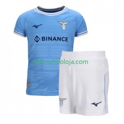 Camisola SS Lazio Criança Equipamento Primeiro 2022-2023 Manga Curta